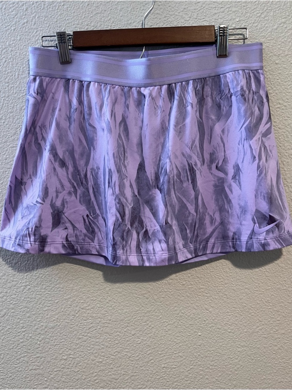 Nike Dri Fit Court Skort Active Mini Skirt Purple Agate Size Large